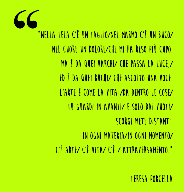 citazione Teresa Porcella